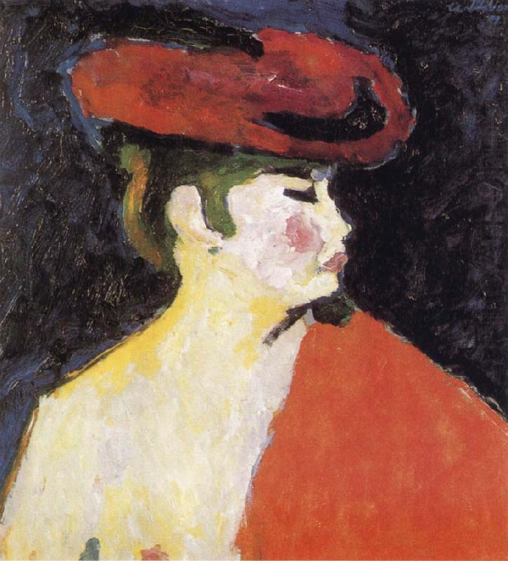 Alexei Jawlensky The Red Shawl china oil painting image